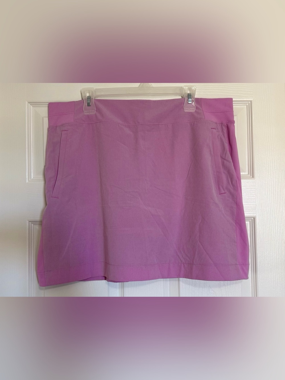 💗 Member’s Mark Active Skort XXL Pink Athletic Golf Tennis Skirt WORN ONCE